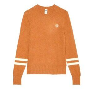 Victoria's Secret PINK Collegiate Sweater In Toffee Size XXL NWT